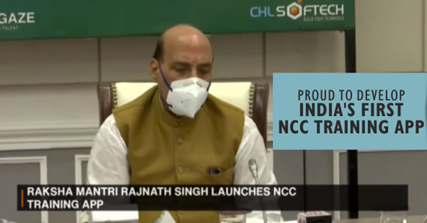 CHL Softech creates India's 1st Official NCC Training App launched by Defence Minister Rajnath Singh